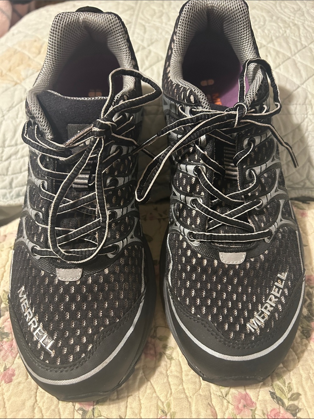Merrell Women's Black and Gray Trail Running Shoes